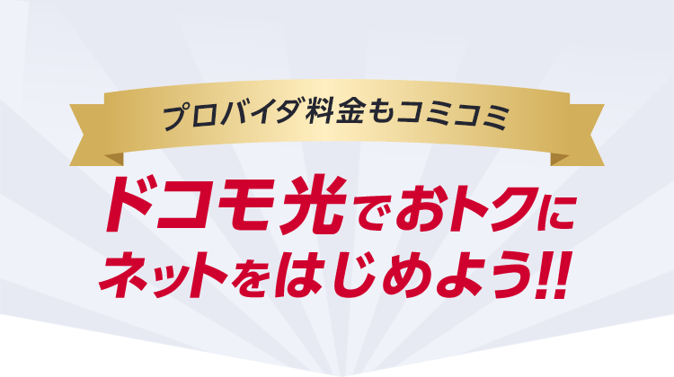 料金プラン ドコモ光 インターネット光回線